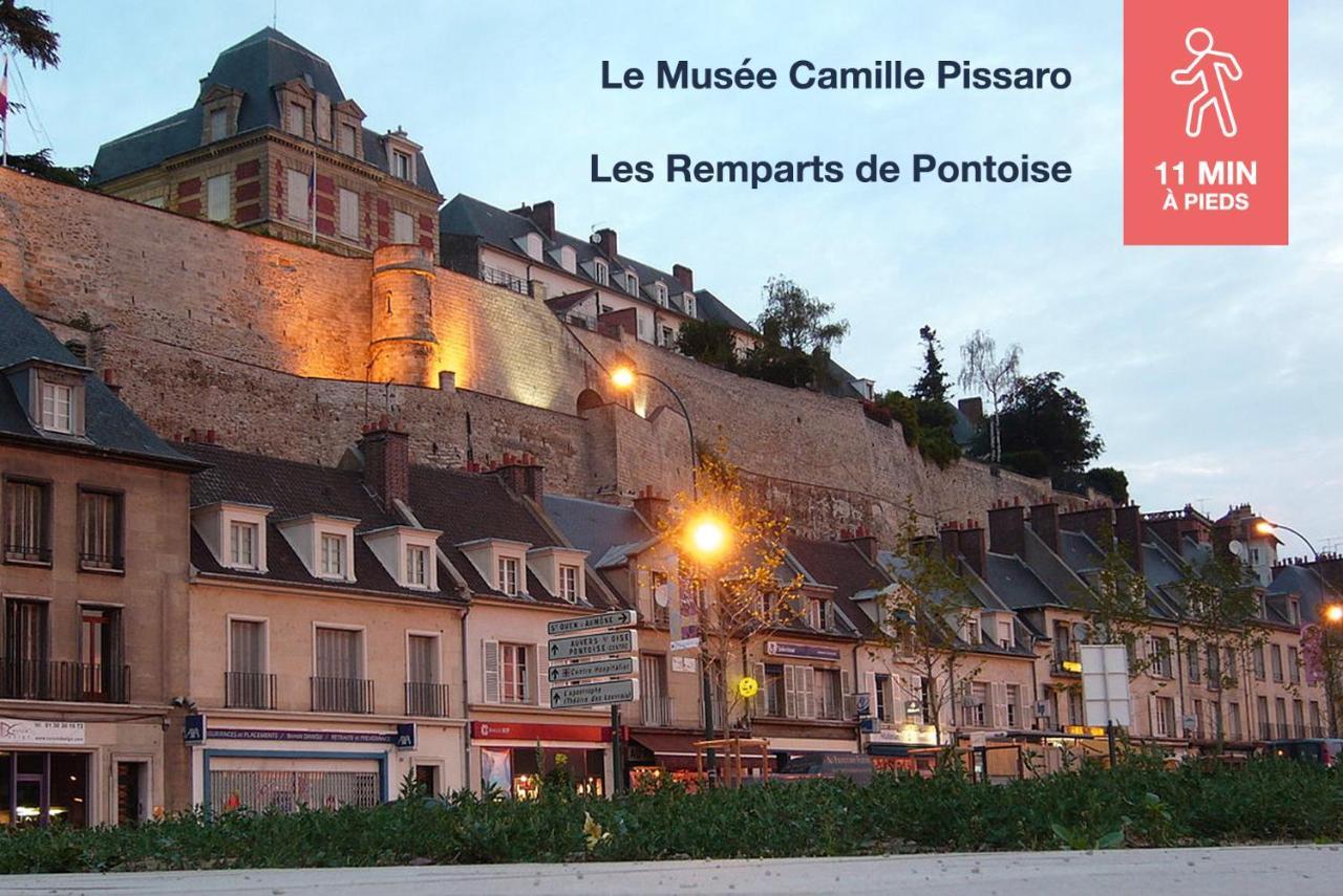 Studio Cosy En Plein Coeur Historique De Pontoise Apartment ภายนอก รูปภาพ