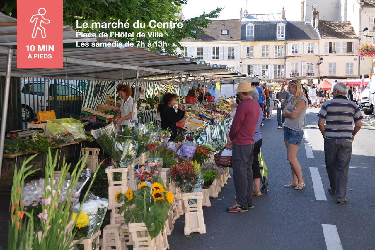 Studio Cosy En Plein Coeur Historique De Pontoise Apartment ภายนอก รูปภาพ