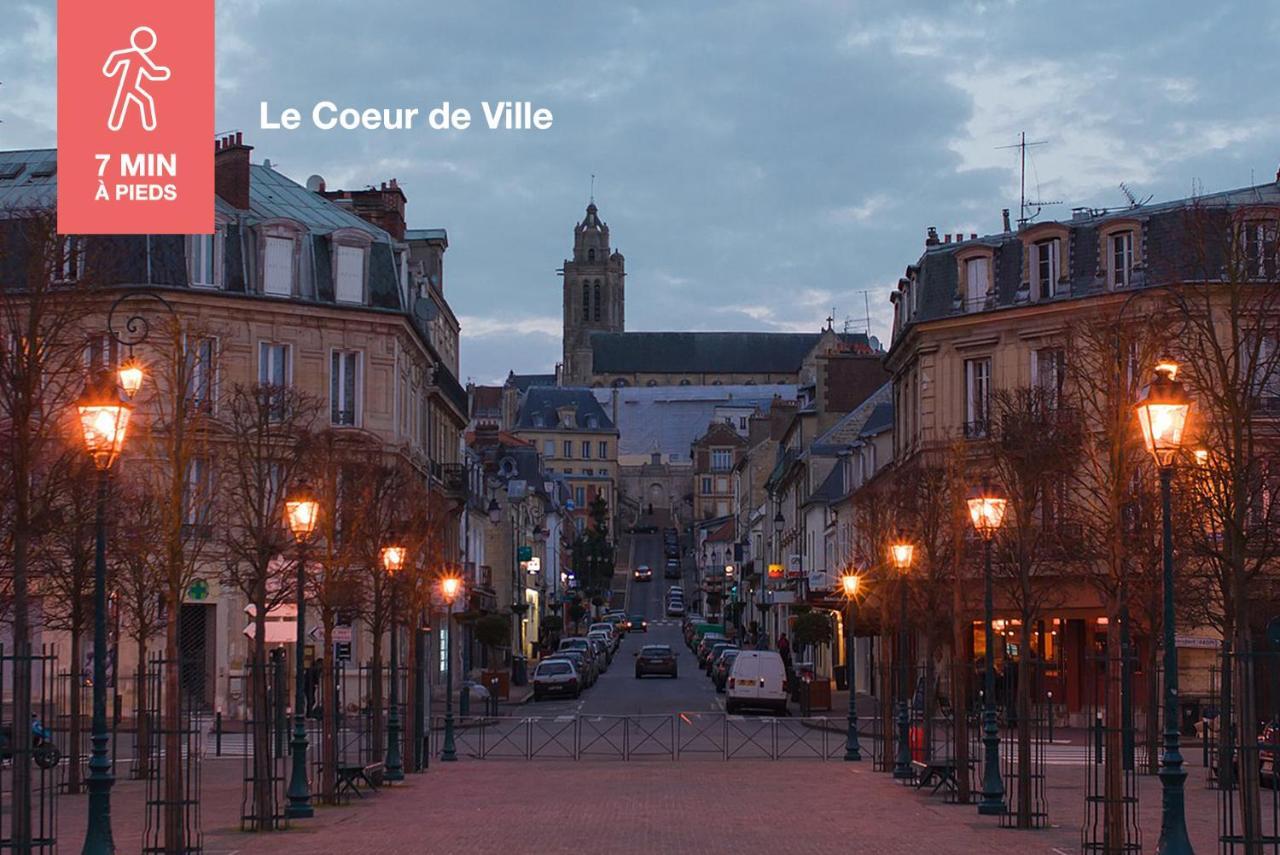 Studio Cosy En Plein Coeur Historique De Pontoise Apartment ภายนอก รูปภาพ